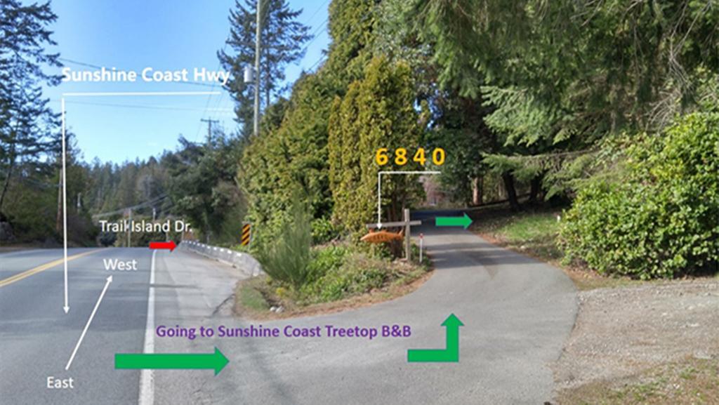 Sunshine Coast Treetop B&B Sechelt Exterior foto